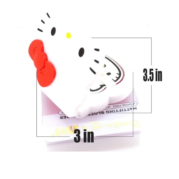 Hello Kitty Mattifying Blotting Paper + Reusable Mirror Compact Limited Edition - Picture 10 of 14